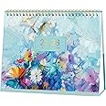 2025-2026 Desk Calendar - Standing Flip Desktop Calendar 2025-2026, JUL. 2025 - DEC. 2026, 9.8" x 8.3", Desktop Calendar, Memoranda Lined Pages with Thick Paper, Strong Twin-Wire Binding