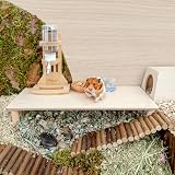 Niteangel Hamster Platform Burlywood 7in Height for Small Pets view 4