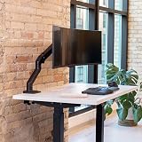 Ergotron HX Premium Heavy Duty Monitor Arm Single 49in VESA Desk Mount view 5