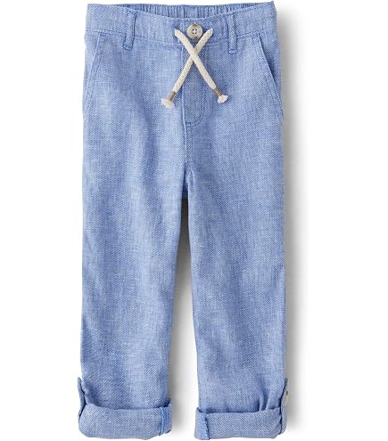 Amazon.com: Gymboree,and Toddler Drawstring Linen Pants,Boy That's