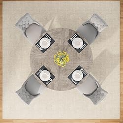 Tribesigns Round Dining Table Wood Kitchen Table