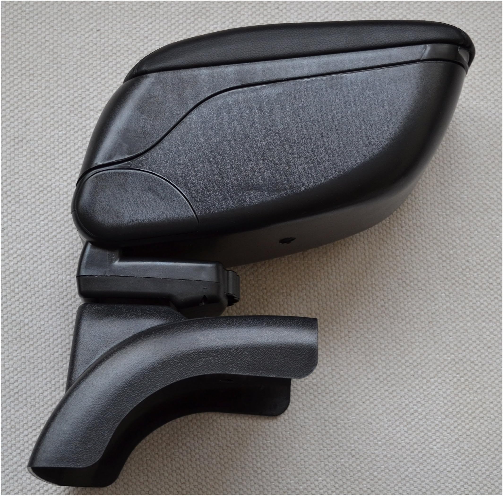 Black Leather Cushions Center Console Armrest FOR Ford Focus Mk2 2005 +