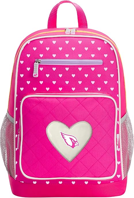 pink company backpack