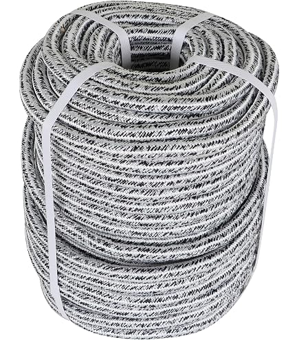 Corde D'arboriste Double Tresse - Nylon/polyester - 1/2 X 150 Pieds - Résistance 6180 Lbs