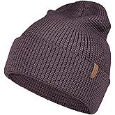 Warm Winter Beanie for Men & Women, Soft Merino Wool Blend Knit Hat, Slouch or Cuffed Style for Ski, Hiking & Outdoor Gift