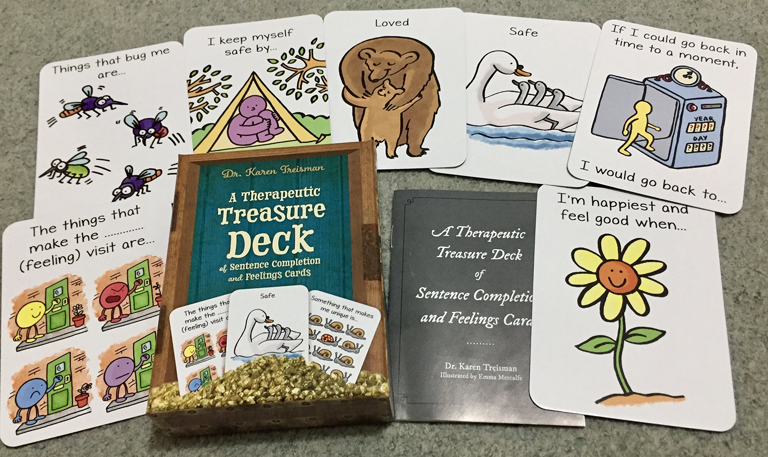 [- A Therapeutic Treasure Deck of Feelings and Sentence Completion Cards (Therapeutic Treasures Col