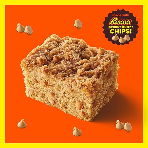 BETTY CROCKER REESE’S PEANUT BUTTER COFFEE CAKE MIX WITH BROWN SUGAR STREUSEL TOPPING, 14.2 OZ