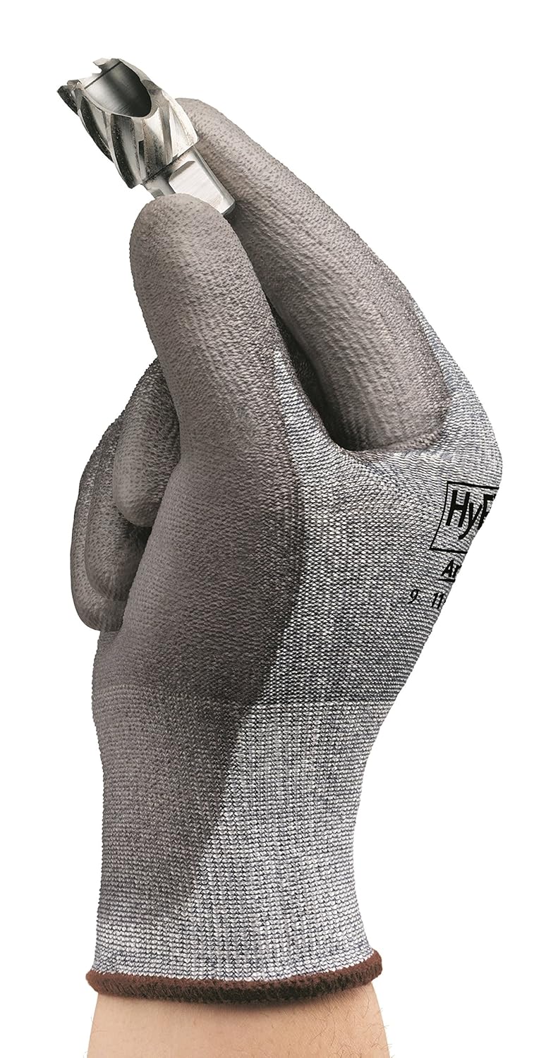 Ansell HyFlex 11-627 Dyneema Glove, Cut Resistant, Polyurethane Coating, Medium, Size 9 (Pack of 1): Cut Resistant Safety Gloves: Industrial & Scientific