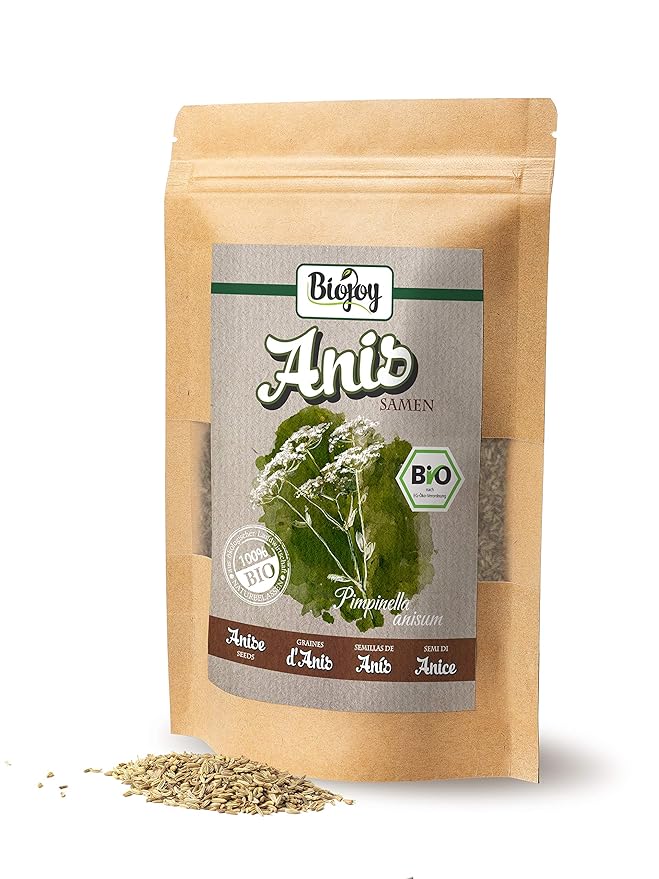 Biojoy Semillas de anís 500 gr: Amazon.es: Alimentación y bebidas
