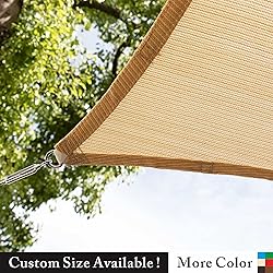 ShadeMart 10' x 10' x 14.1' Beige Right Triangle