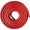 SoundBox Connected 4 Gauge Red Amplifier Amp Power/Ground Wire 25 Feet Superflex Cable 25'