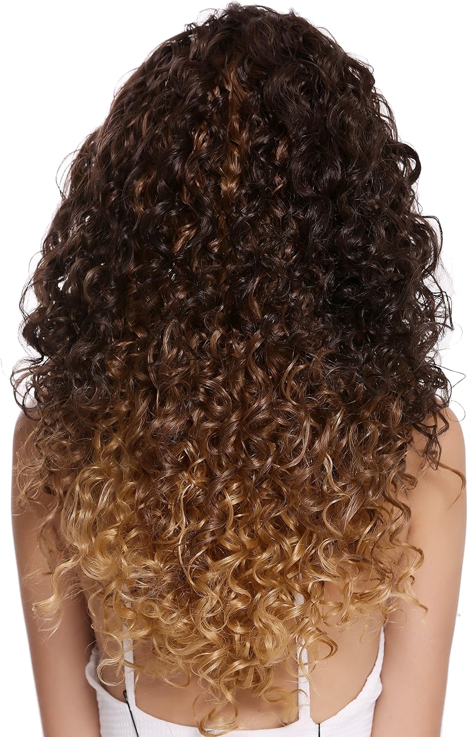 WIG ME UP, AMOG-10+10CM-R674 Quality women's wig loose hair long curls lady voluminous brown blonde mix - Image 5