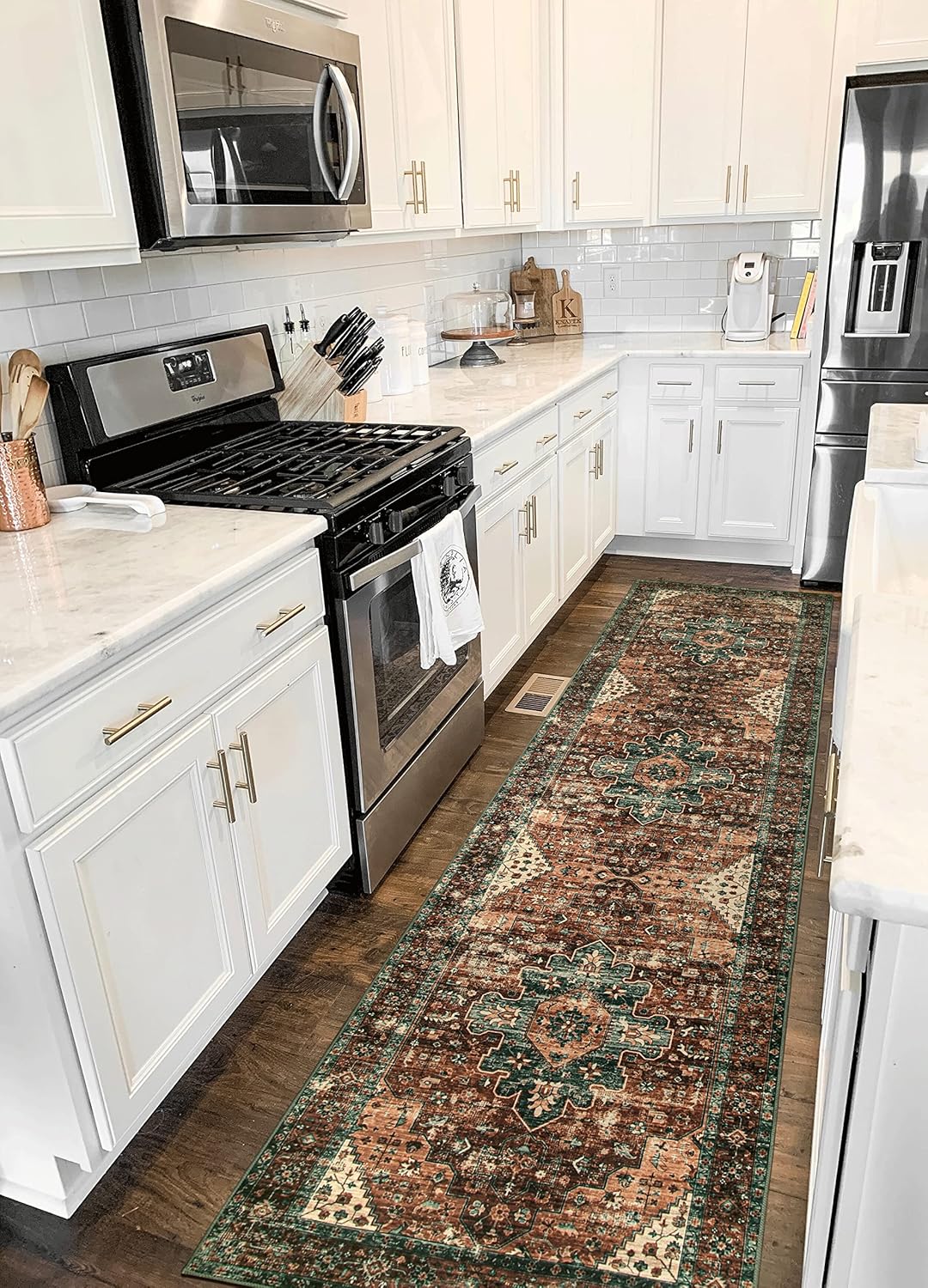 Rugs, Pads & Protectors - Moynesa Ultra-Thin Washable Vintage Runner Rug - 2'6