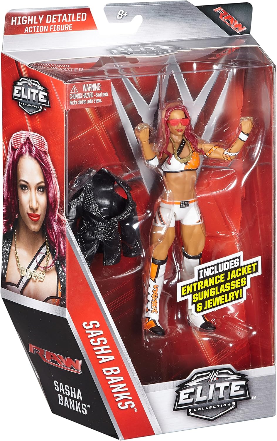 wwe elite sasha banks