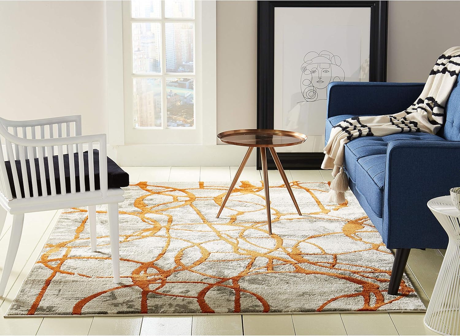 Home Dynamix 4714-253 Trina Trina Turk Tanja Cecilia Modern Area Rug 5'2