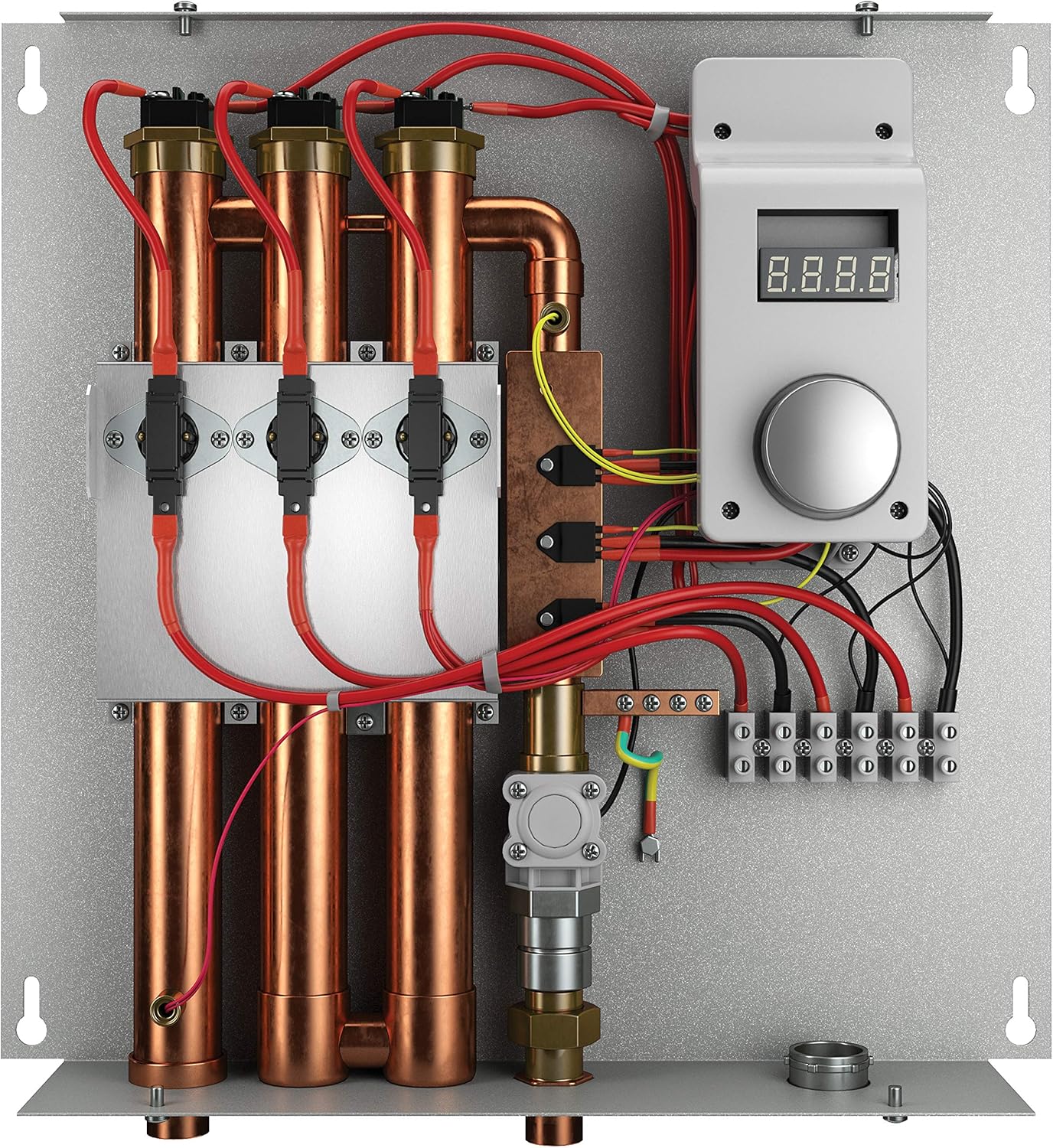 Rheem RTEX-24 24kW 240V Electric Tankless Water Heater, Gray - - 