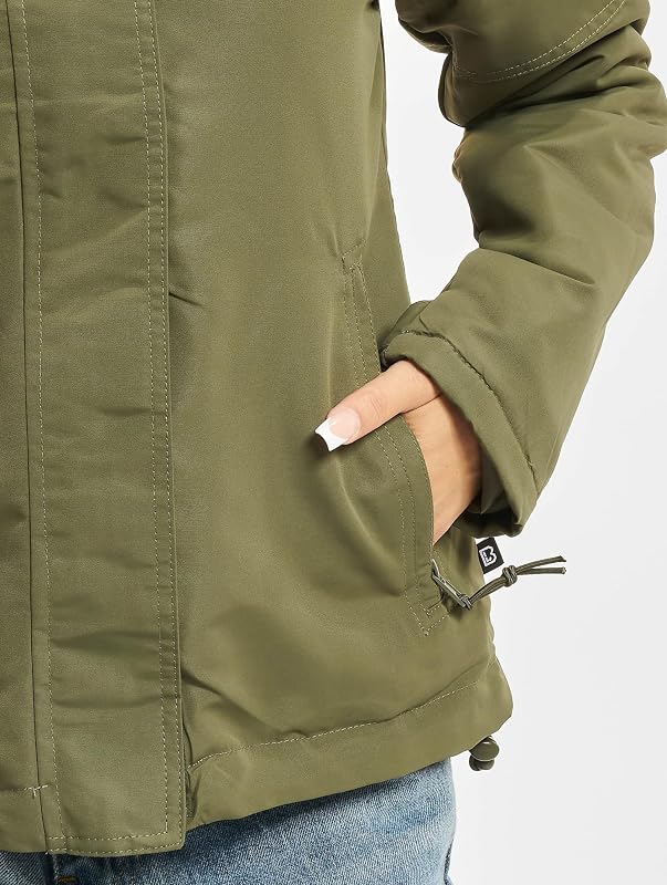 Ladies Windbreaker frontzip olive Gr. M