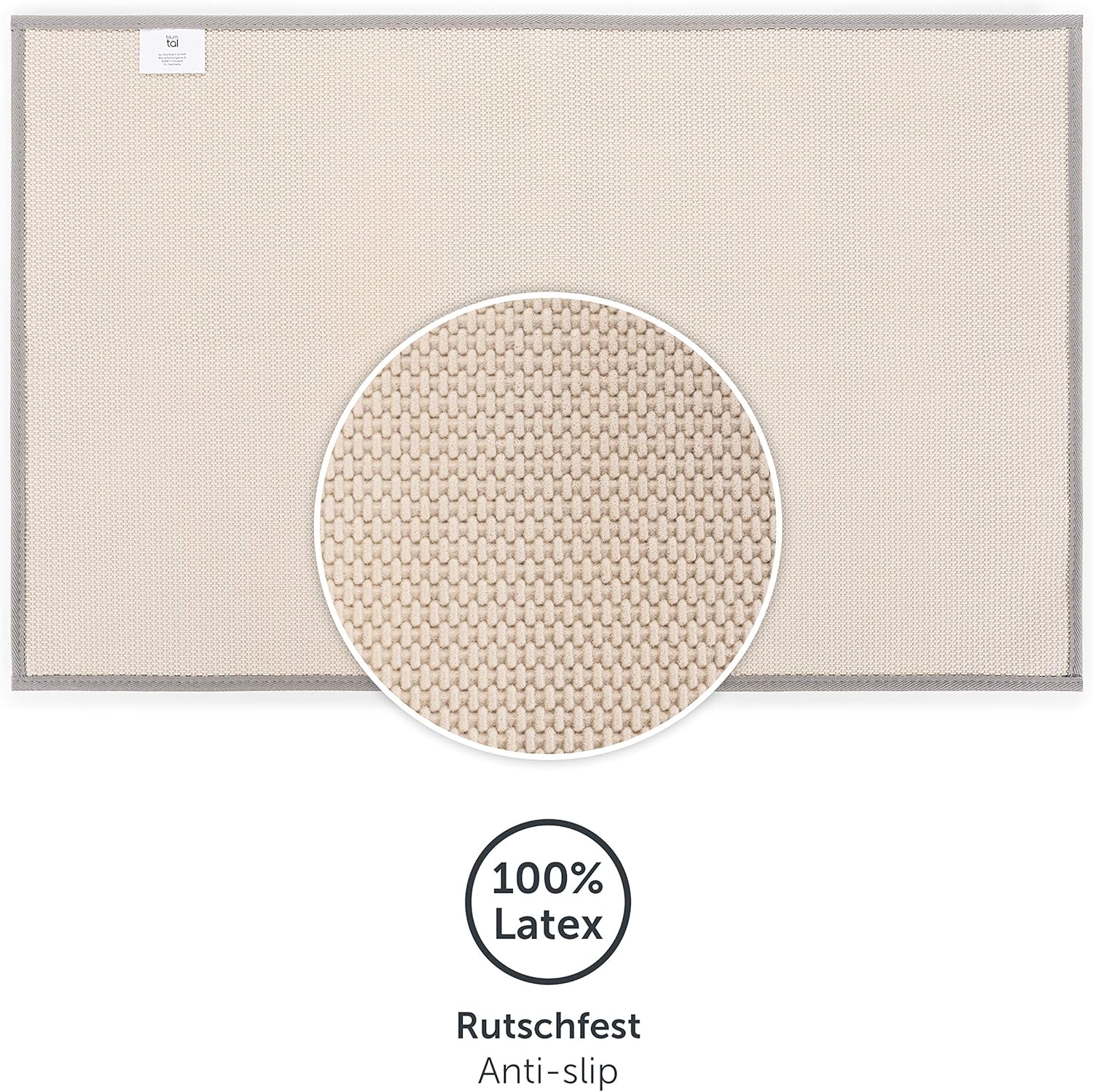 Blumtal Dusty Pink Bath Mat - Super Soft Non Slip Bathroom Mat, Washable Bathroom Rug, 50x80 cm, 50 x 80 cm (Microfibra) - Image 5