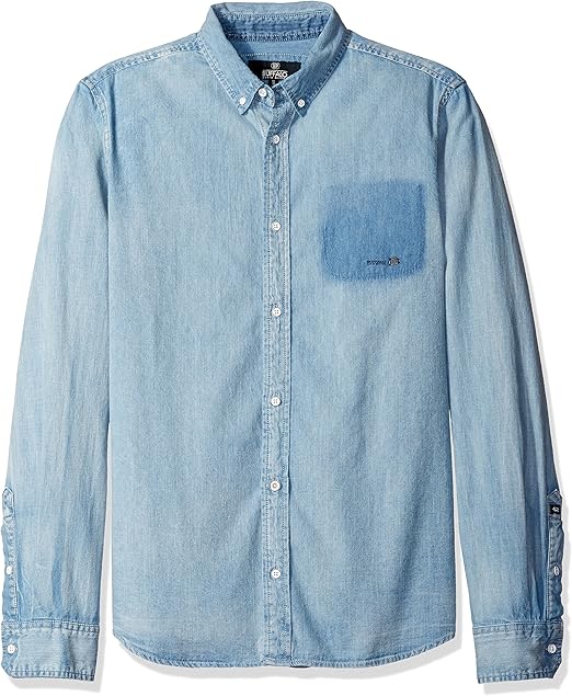 bleach denim shirt