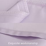 NTBAY 2 Pack 500 Thread Count Egyptian Cotton Pillowcases 50x75 cm Orchid Purple view 3