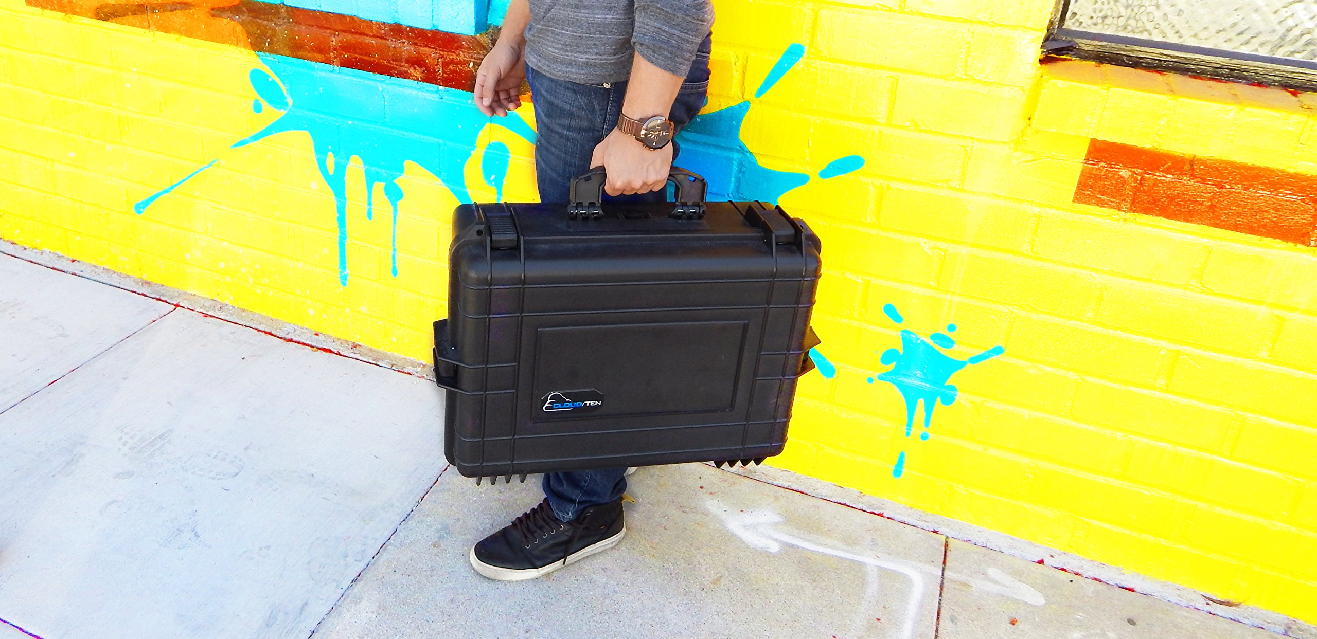 CASEMATIX Pro Rugged Sewing Machine Carrying Case Fits Brother CS6000i