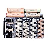 CO5IN1 Mini Coin Sorting Tray with Lid, 2pcs Change