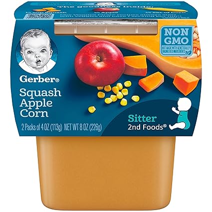 gerber apple baby food