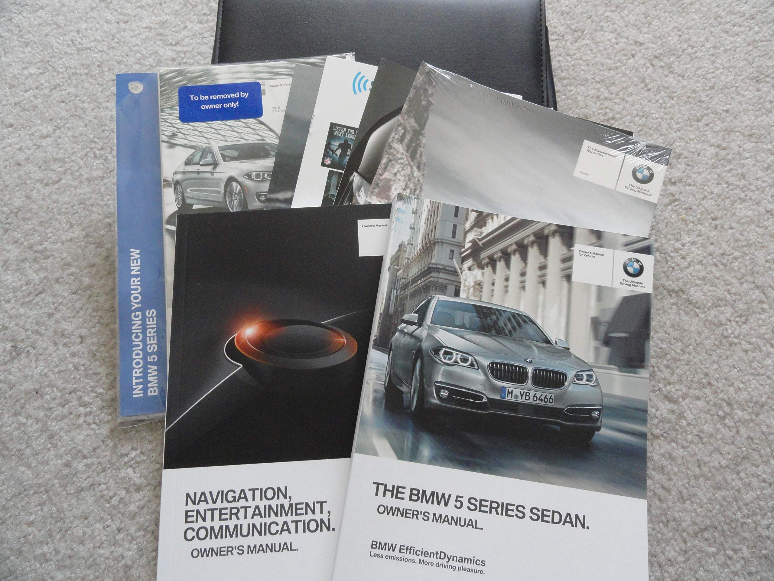 Original 2015 BMW 528i, 535i, 550i, 535d Owners Manual with Navigation: BMW:  Amazon.com: Books