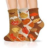 AIVEI Valentines Day Gifts for Her Buttery Soft Fuzzy Socks for Women, Cozy Warm Fluffy Cute Socks 3 Pairs, Galentines Gifts