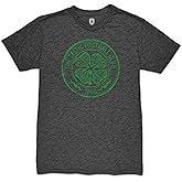 Celtic FC Mono Badge Vintage Premium Vintage Triblend T-Shirt - Black
