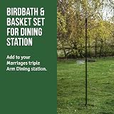 Honeyfield's Dining Station Basket and Bowl Set for Bird Feeding Station view 4