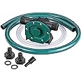 TRUPOW Self-Priming Mini Hand Water Transfer Drill Pump Kit with Water Hose & Oil Hose for Home Water Oil Fluid Transfer