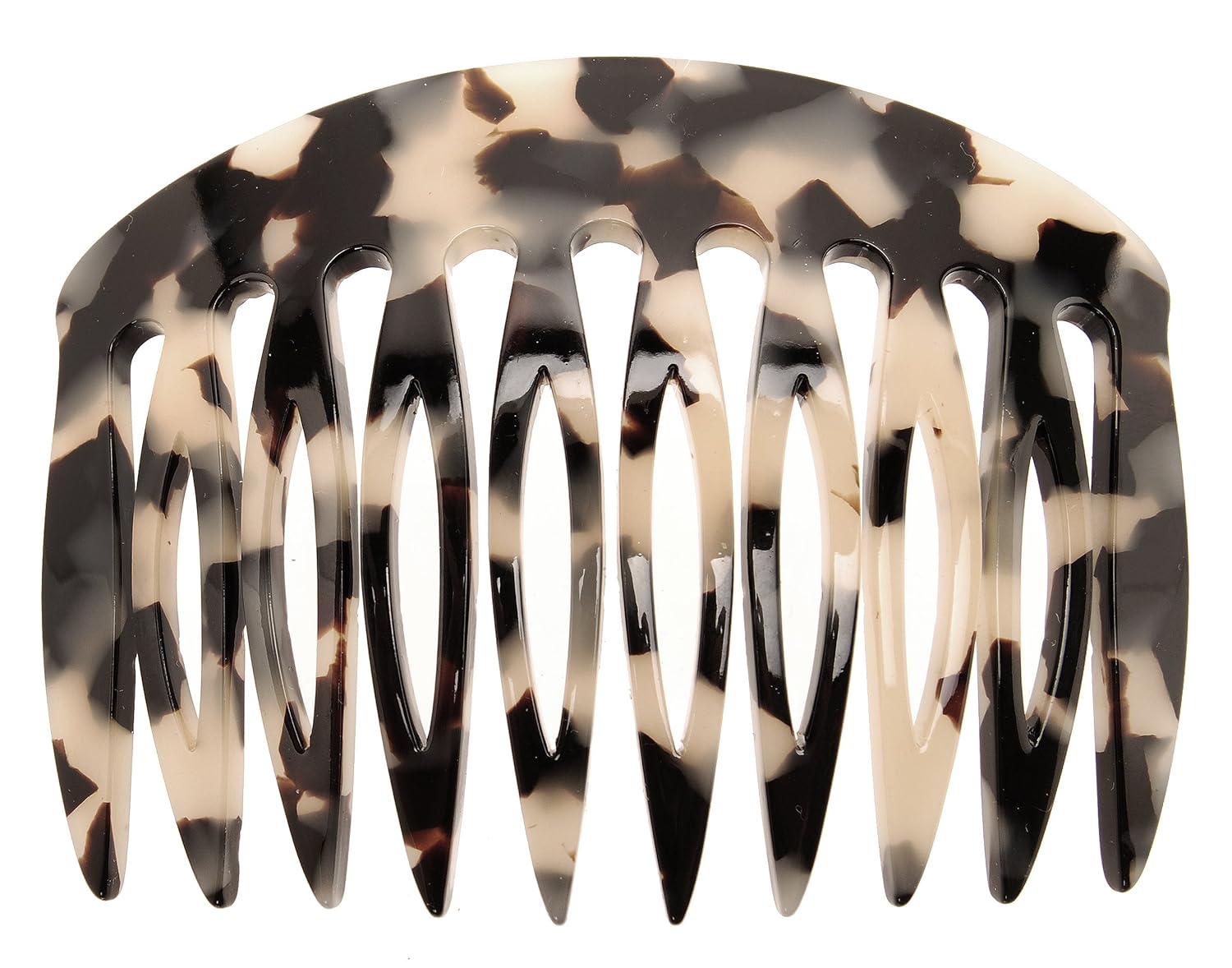 France Luxe Classic European Side Comb - Onyx : Decorative Hair Combs : Beauty