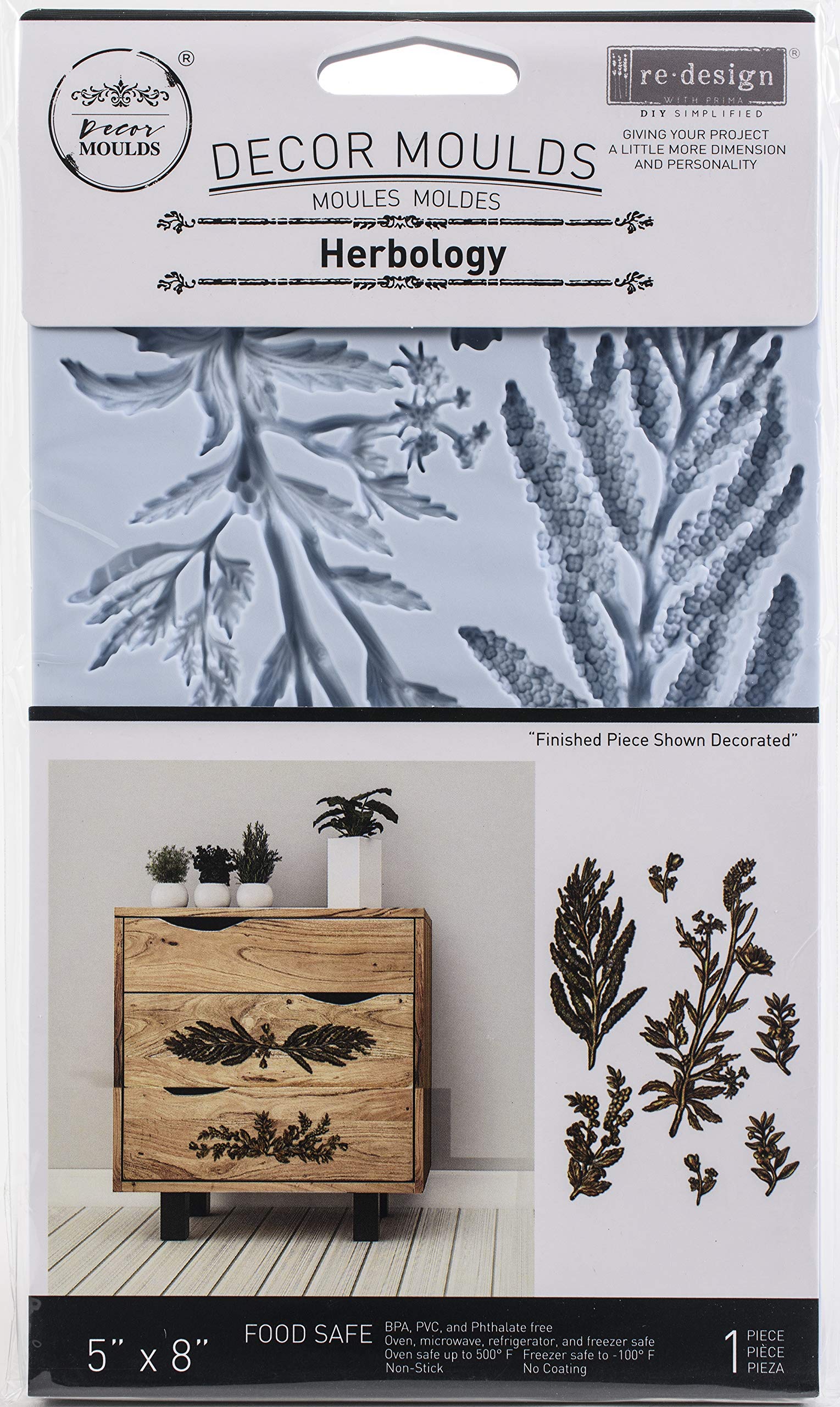 Prima re·Design 5" x 8" Silicone Mould - Herbology