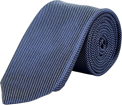 Gravata masculina Hugo Boss multicolorida com estampa de bolinhas 100% seda