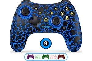 Wireless Switch Controller for Nintendo Switch/Switch 2/Lite/OLED Controller, Switch Controller with a Mouse Touch Feeling on Back Buttons, Extra Switch Pro Controller with Wake-up,Programmable, Turbo Function