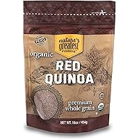 Nature's Greatest Foods, Organic Premium Whole Grain Red Quinoa, Gluten Free, Non-GMO, 16 Ounce