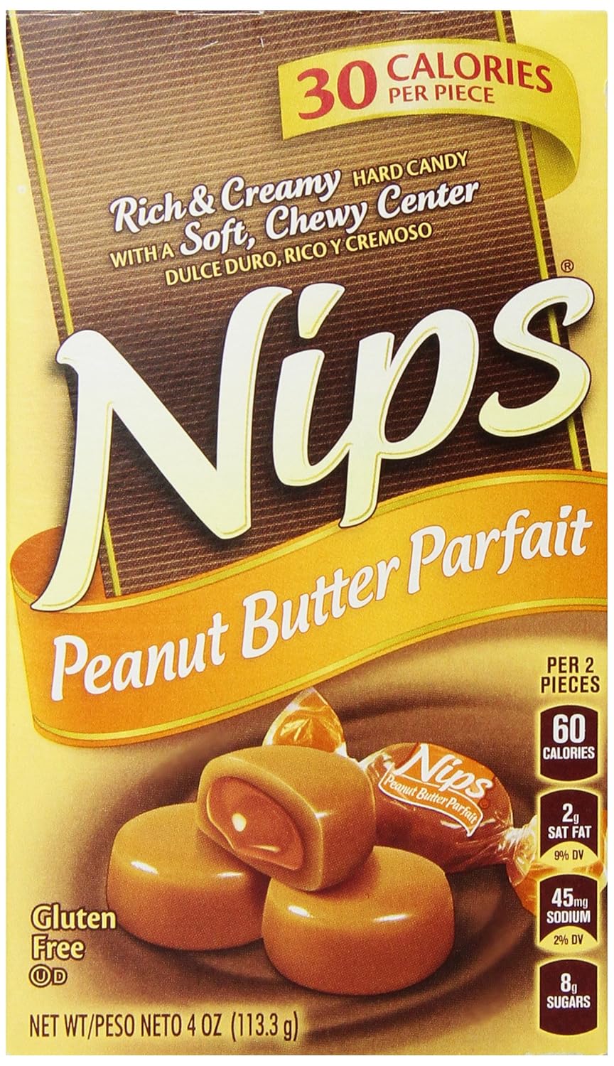 Nips Peanut Butter Parfait Candy, 4Ounce Boxes (Pack of 12) eBay