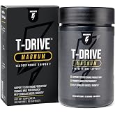 InnoSupps T-Drive Magnum Testosterone Booster &amp; Muscle Builder, 30 Servings | Energy booster; Muscle growth &amp; libido support; Horny Goat Weed, Tongkat Ali, Zinc, Fenugreek; 30 day supply