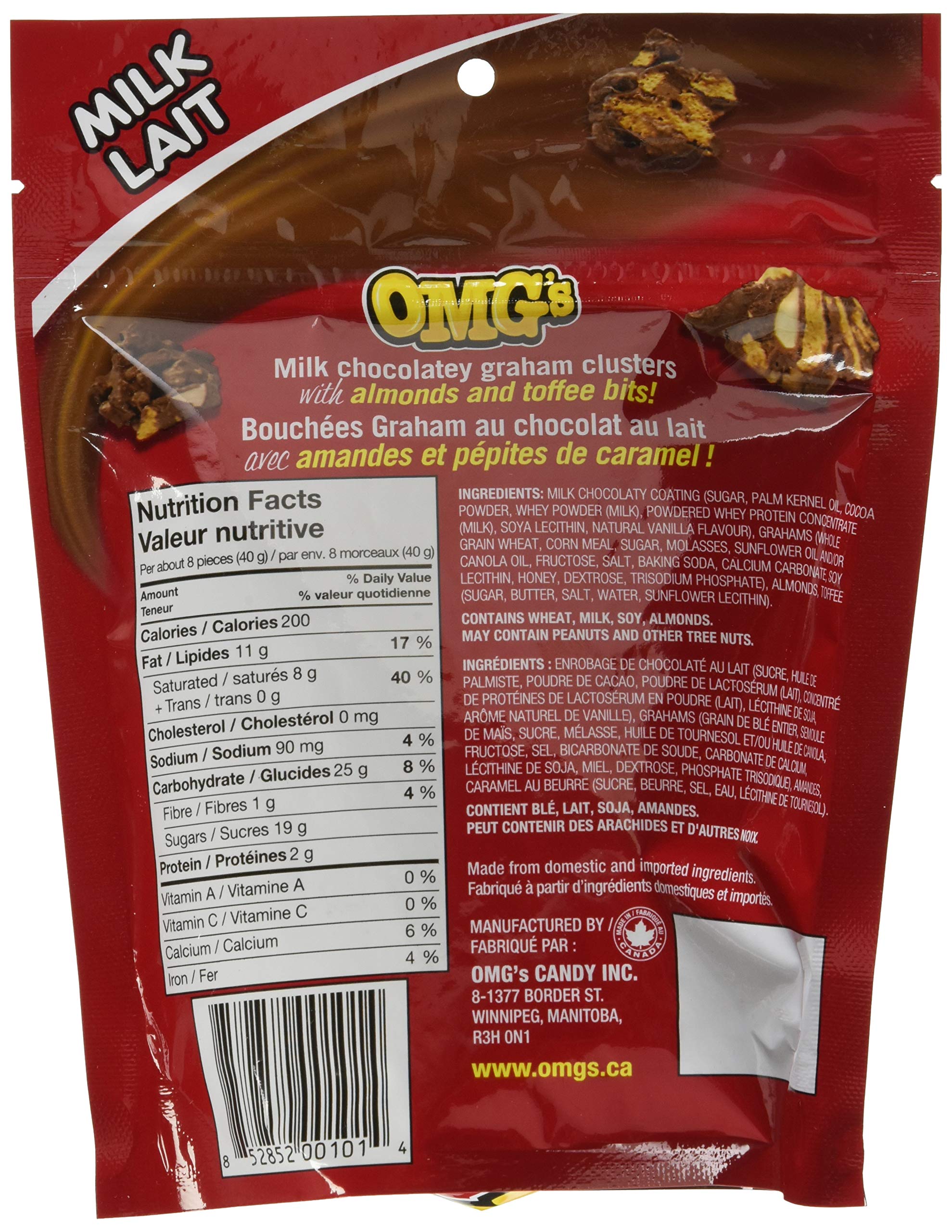 Omg's Graham Clusters Milk Chocolate 135g (formerly known as