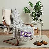FOCO Minnesota Vikings NFL Big Logo Cloud Sherpa