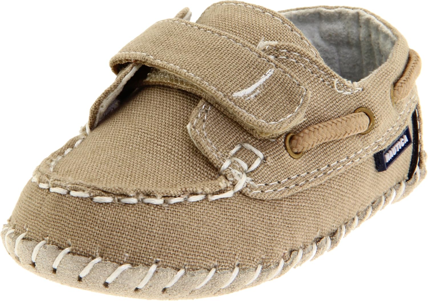 Nautica Dinghy Crib Shoe (Infant/Toddler),Beige,4 M US