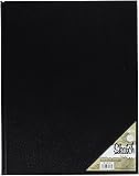 Pro-Art Pro Art Hard Bound Sketch Book, 11 by 14-Inch, Black (220 Pages)
