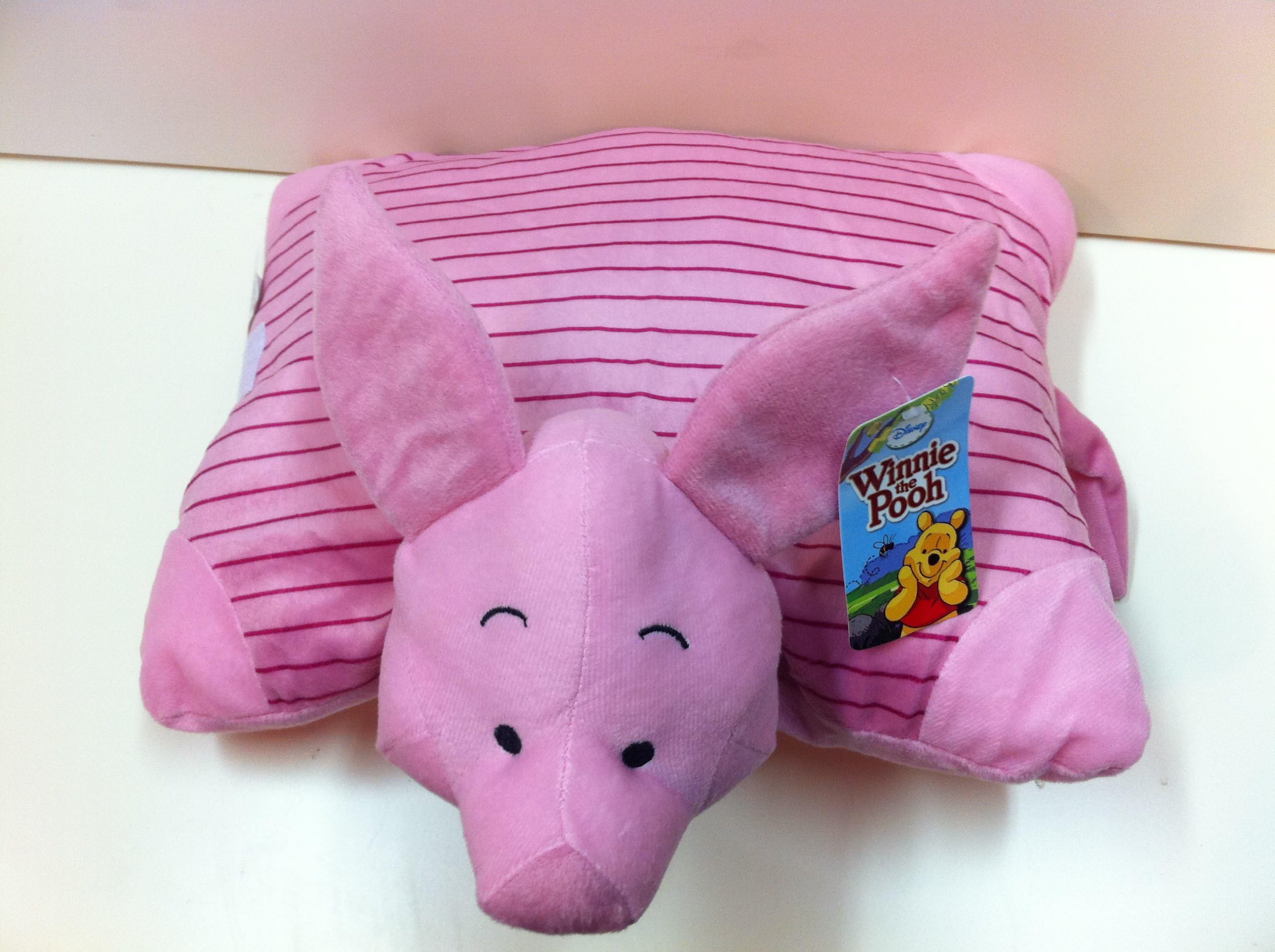 Disney Pig Piglet Wutz 18" Cuddle Pet Animal Pillow Plush Extra Large 2in1 Animal Pets Pillow