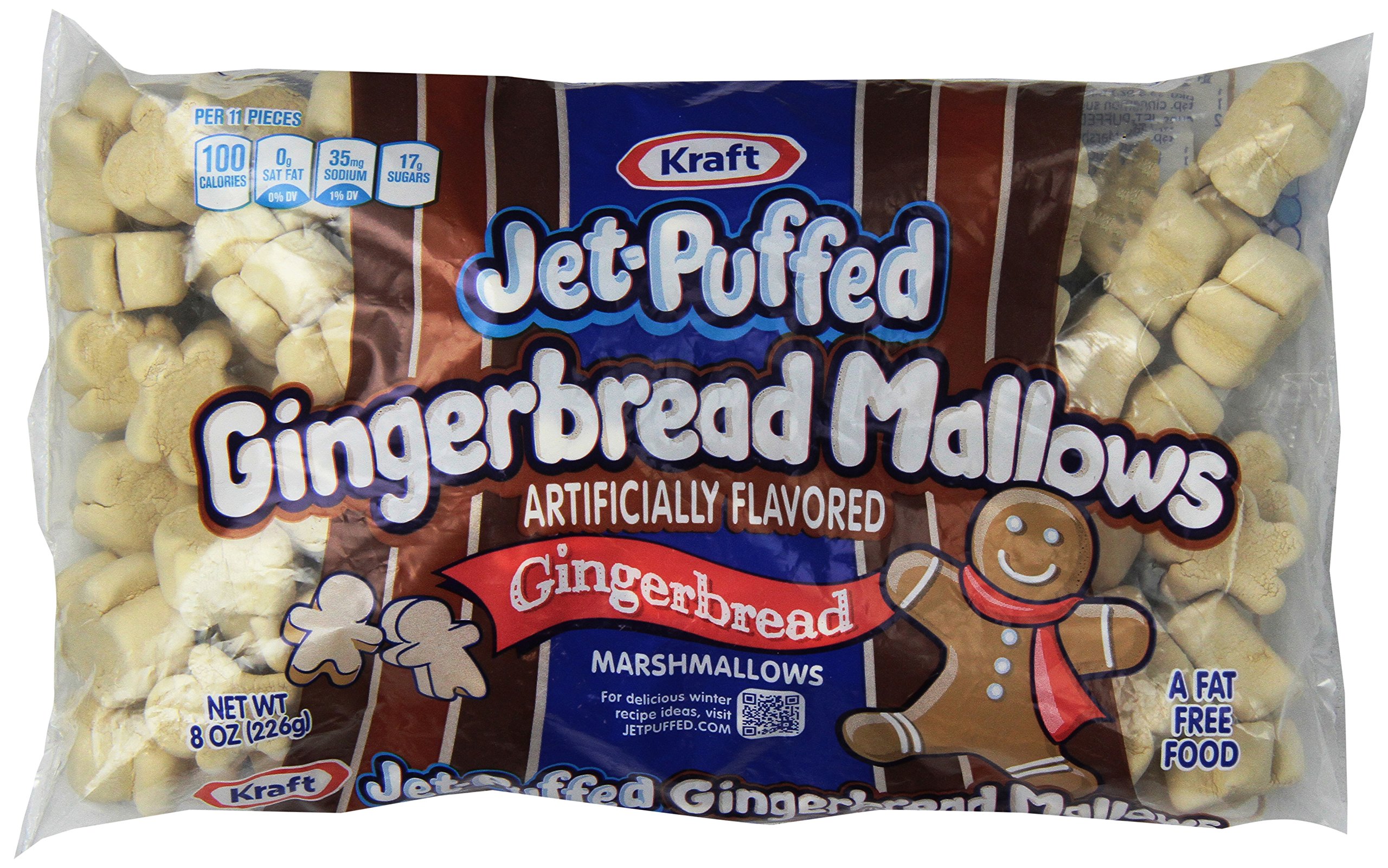 Kraft, JetPuffed, Pumpkin Spice Marshmallows, 8oz Bag (Pack of 3) Grocery