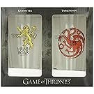 Dark Horse Deluxe Game of Thrones Pint Glass Set: Targaryen and Lannister