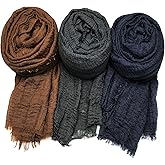 Women Scarf Shawl for All Season 3PCS Scarve Wrap Scarve.