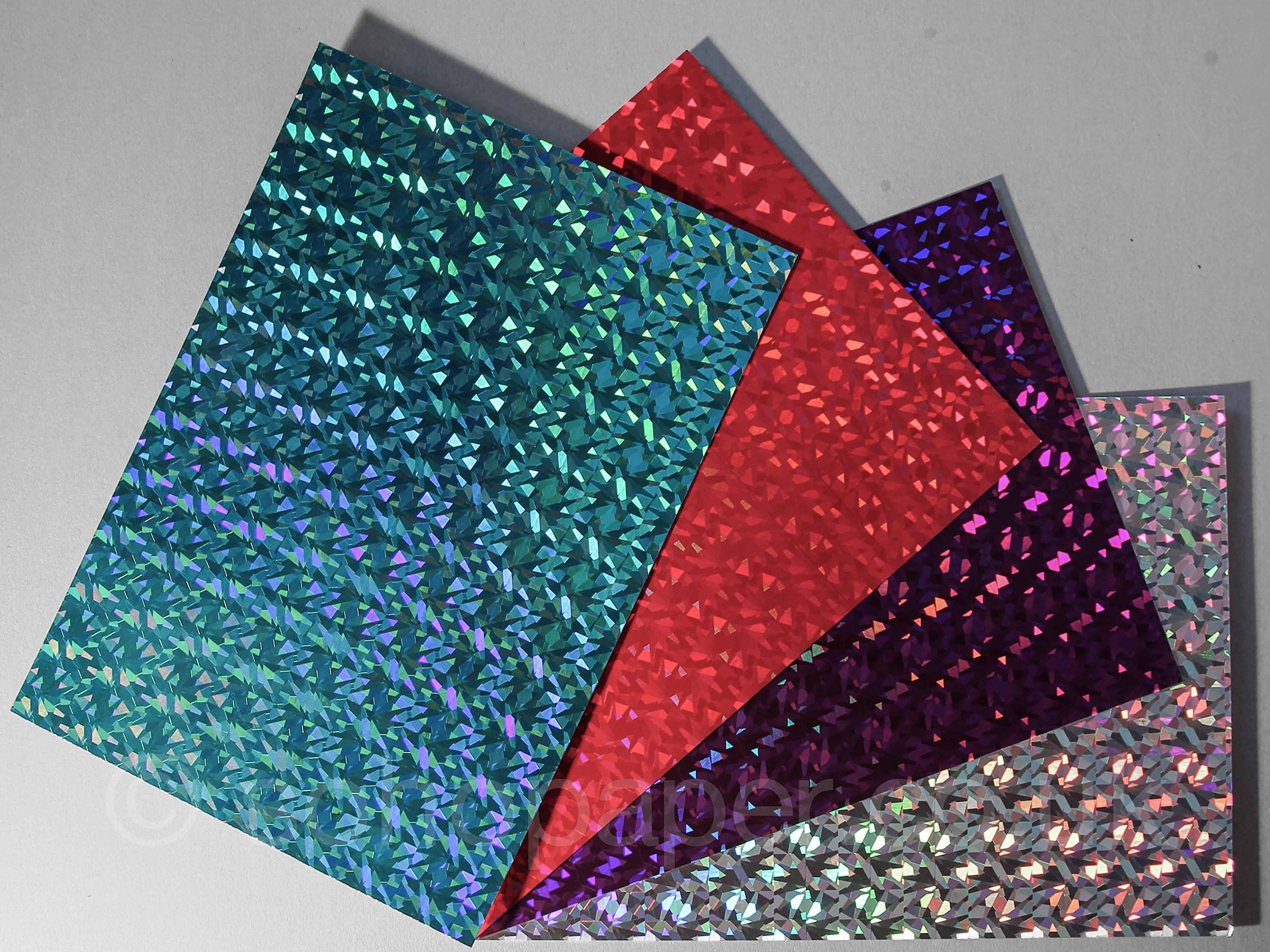 Holographic Card A4 300gsm - soho paper product (Holographic Crystal)