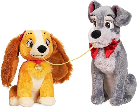 Amazon ディズニー Disney レディ トランプ バレンタイン ぬいぐるみ ペアセット cm 27cm わんわん物語 並行輸入品 おもちゃ おもちゃ