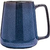 Tsreinh Extra Large Ceramic Coffee Mug,24 Oz,Oversized Tea Cup for Home and Office,With Big Handle,Dishwasher and Microwave Safe (24 Oz Blue)